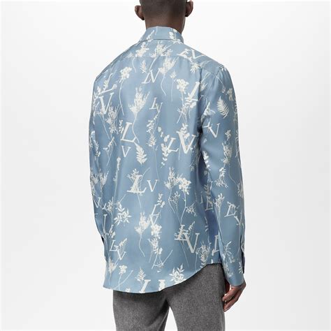 lv printed leaf regular long-sleeved shirt|LV Printed Leaf Regular Shirt .